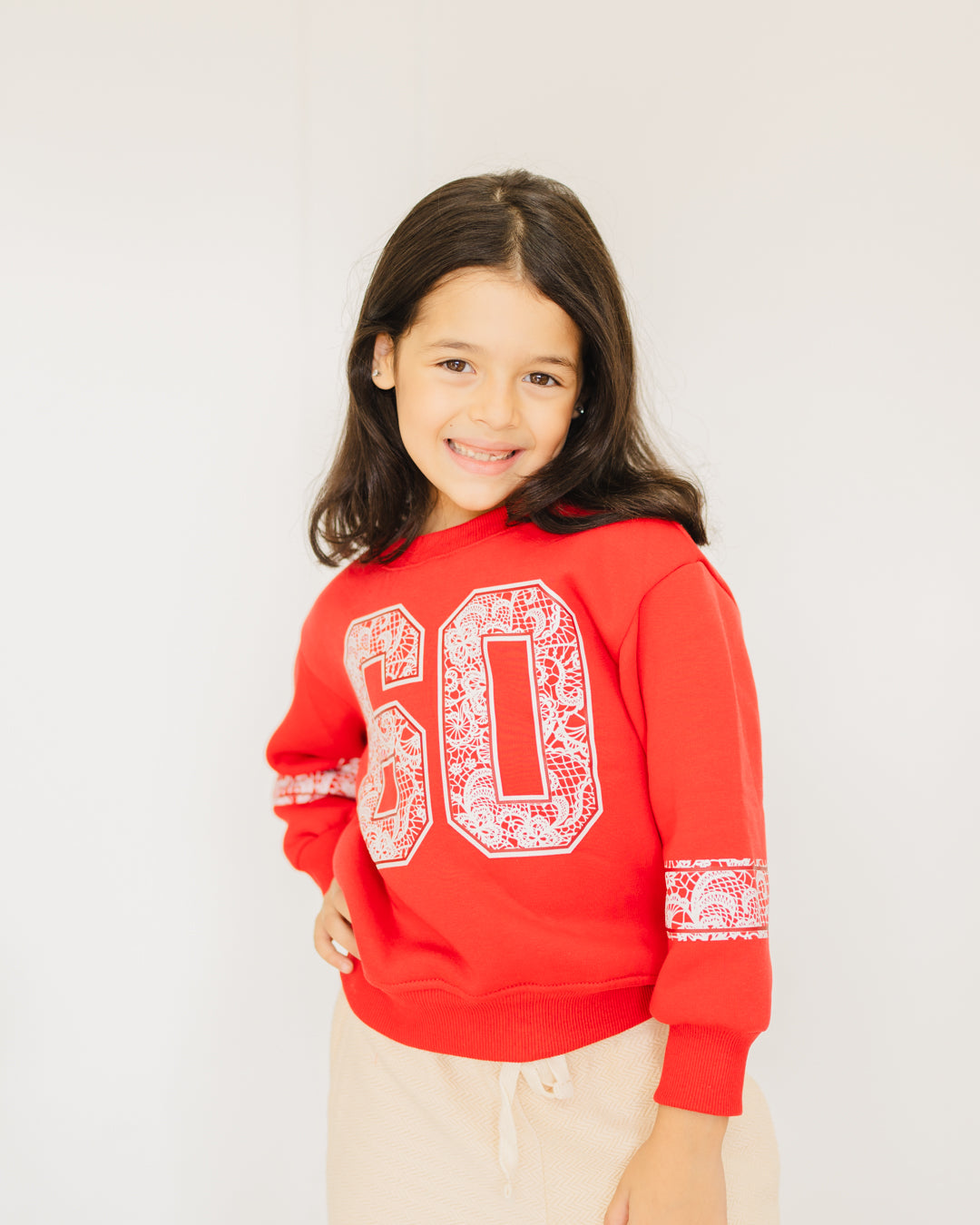 سويت شيرت بناتي مطبوع