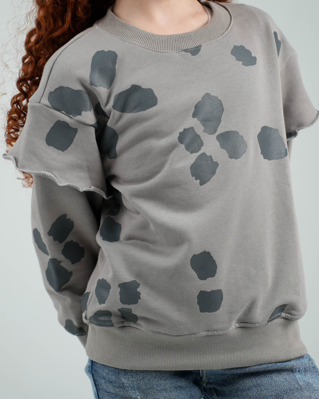 Abstract Flower SweatShirt