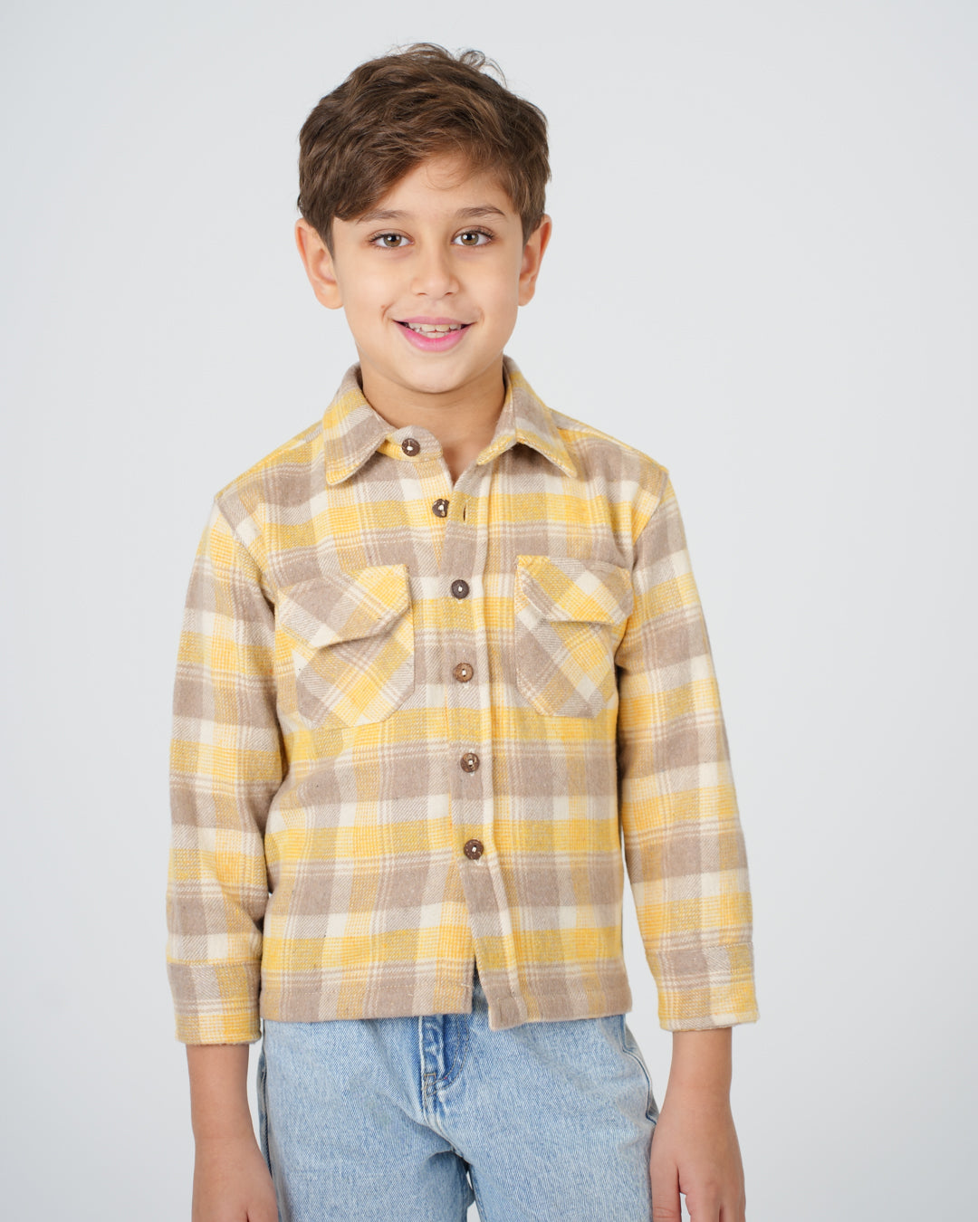 قميص أولادي كاروهات