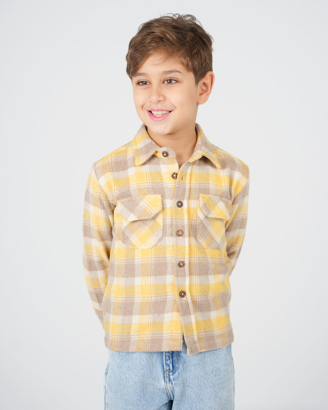 قميص أولادي كاروهات