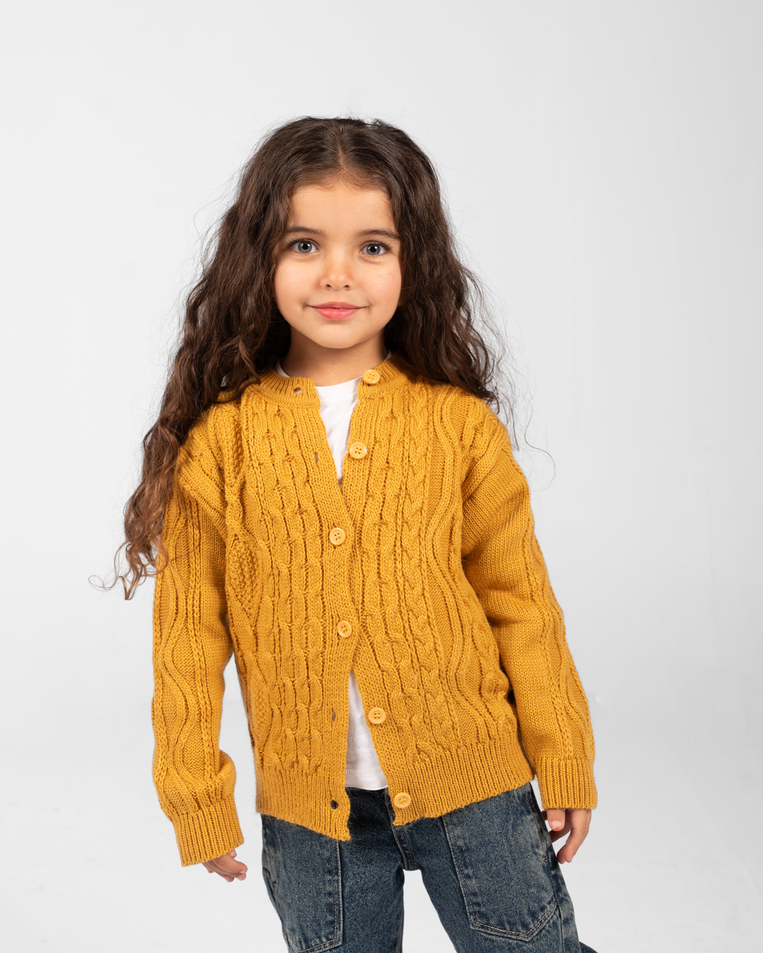 Girls Buttoned Pullover