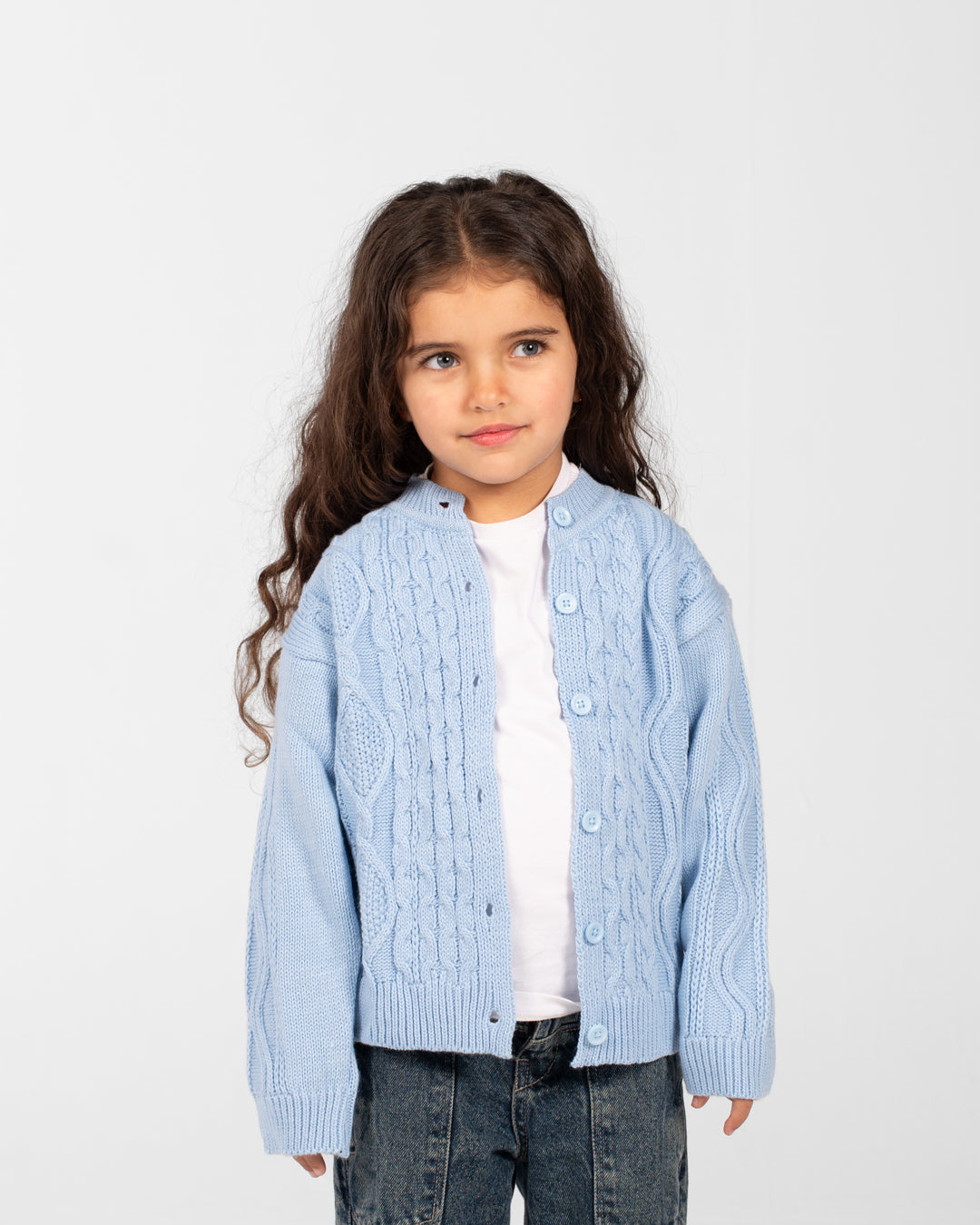 Girls Buttoned Pullover