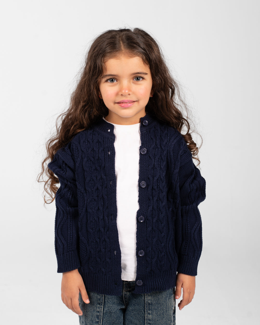 Girls Buttoned Pullover