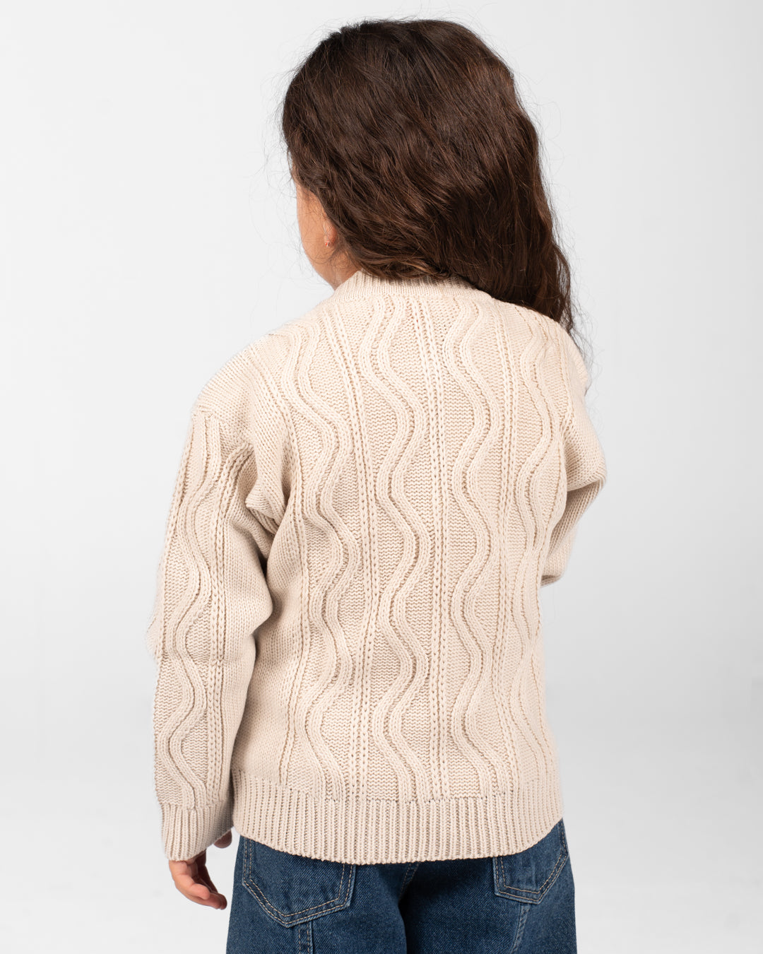 Girls Buttoned Pullover