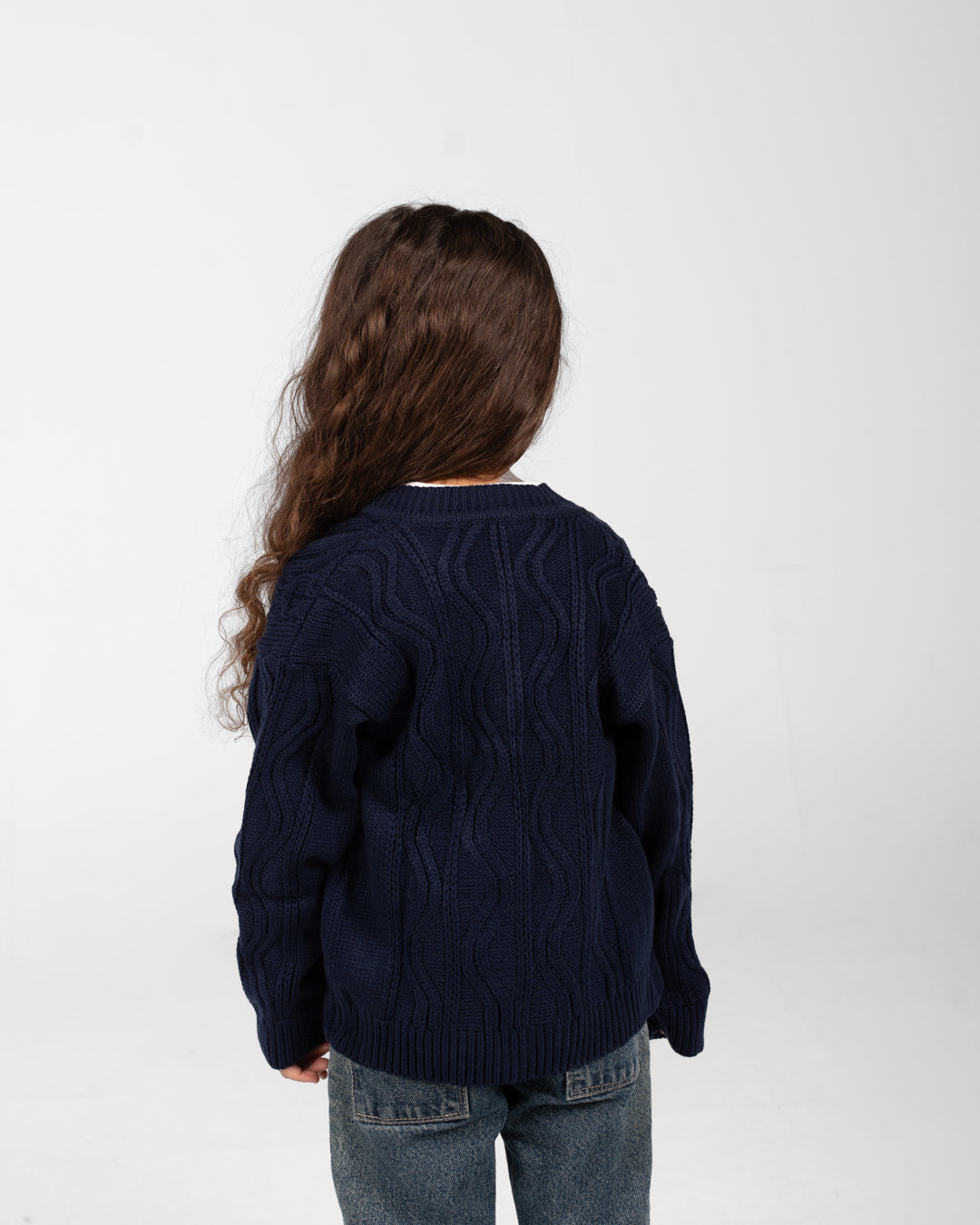 Girls Buttoned Pullover