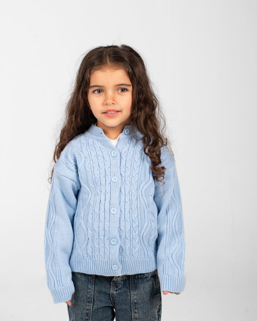 Girls Buttoned Pullover