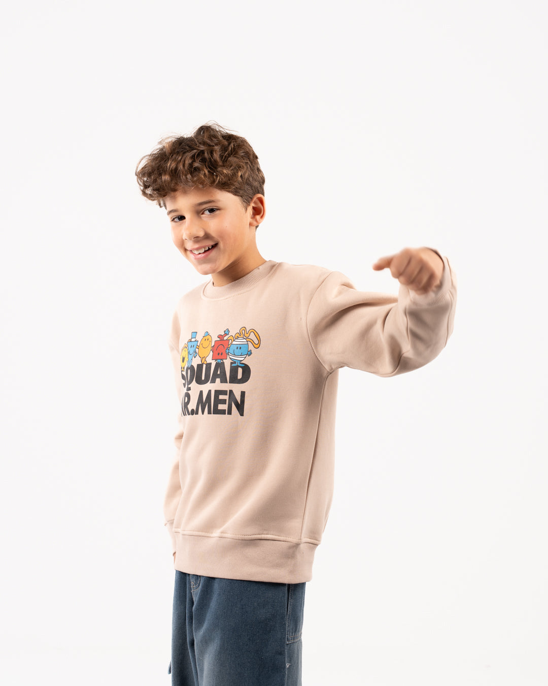 Squad Boys Printed Sweatshirt