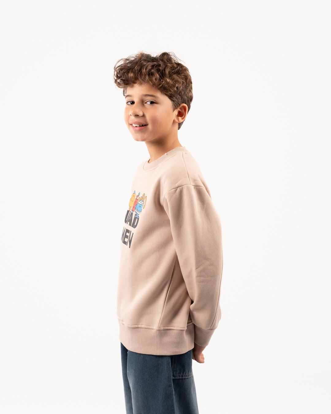 Squad Boys Printed Sweatshirt