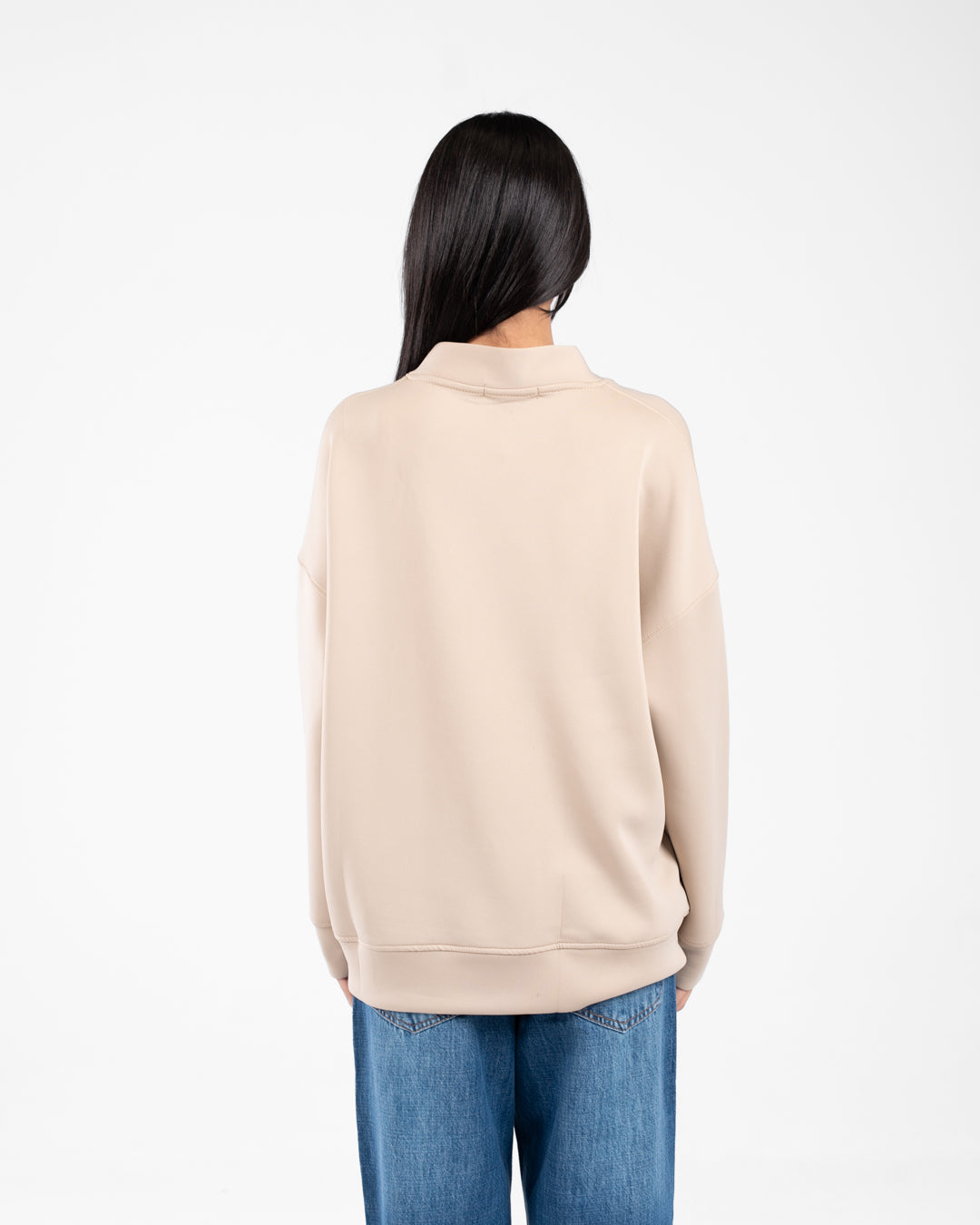 Women Buttoned Sweatshirt