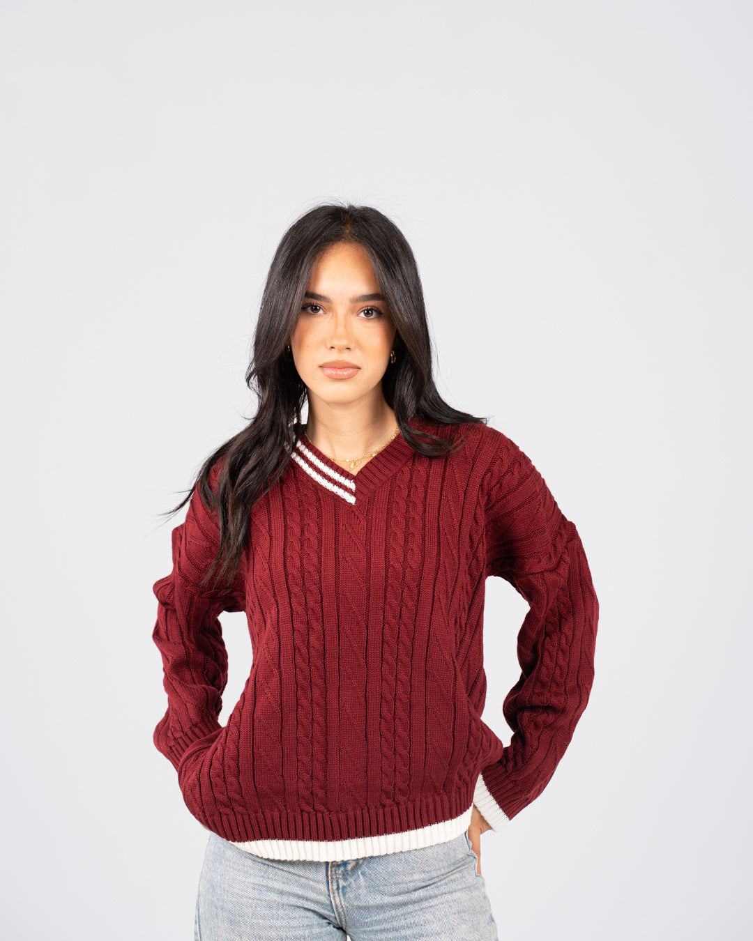 V-Neck Pullover