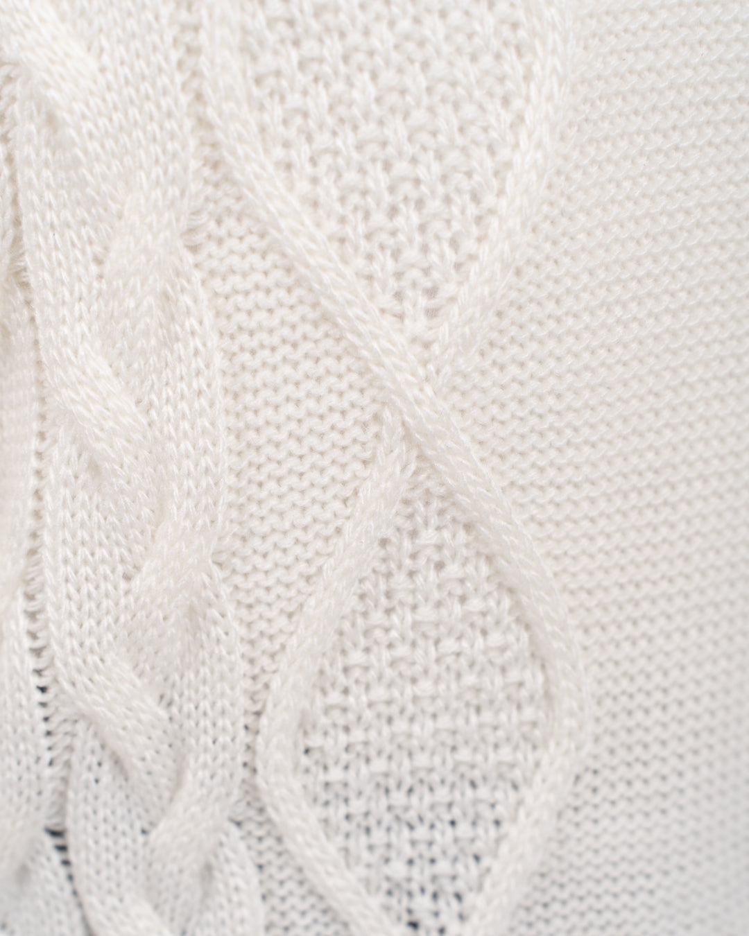 Girls Crewneck Braided Pullover