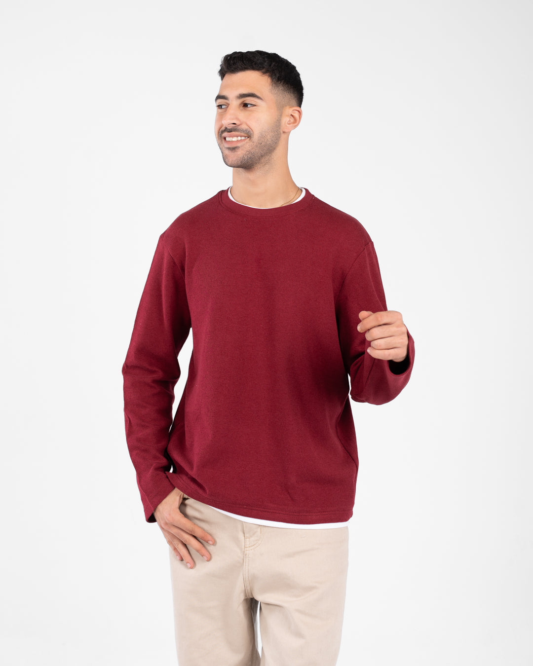 Round Neck Men Sweater