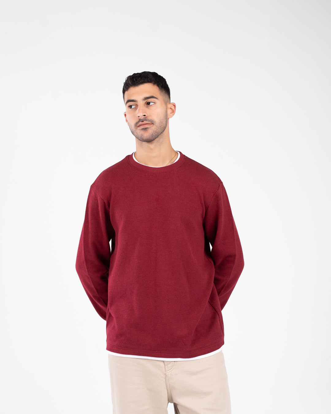 Round Neck Men Sweater