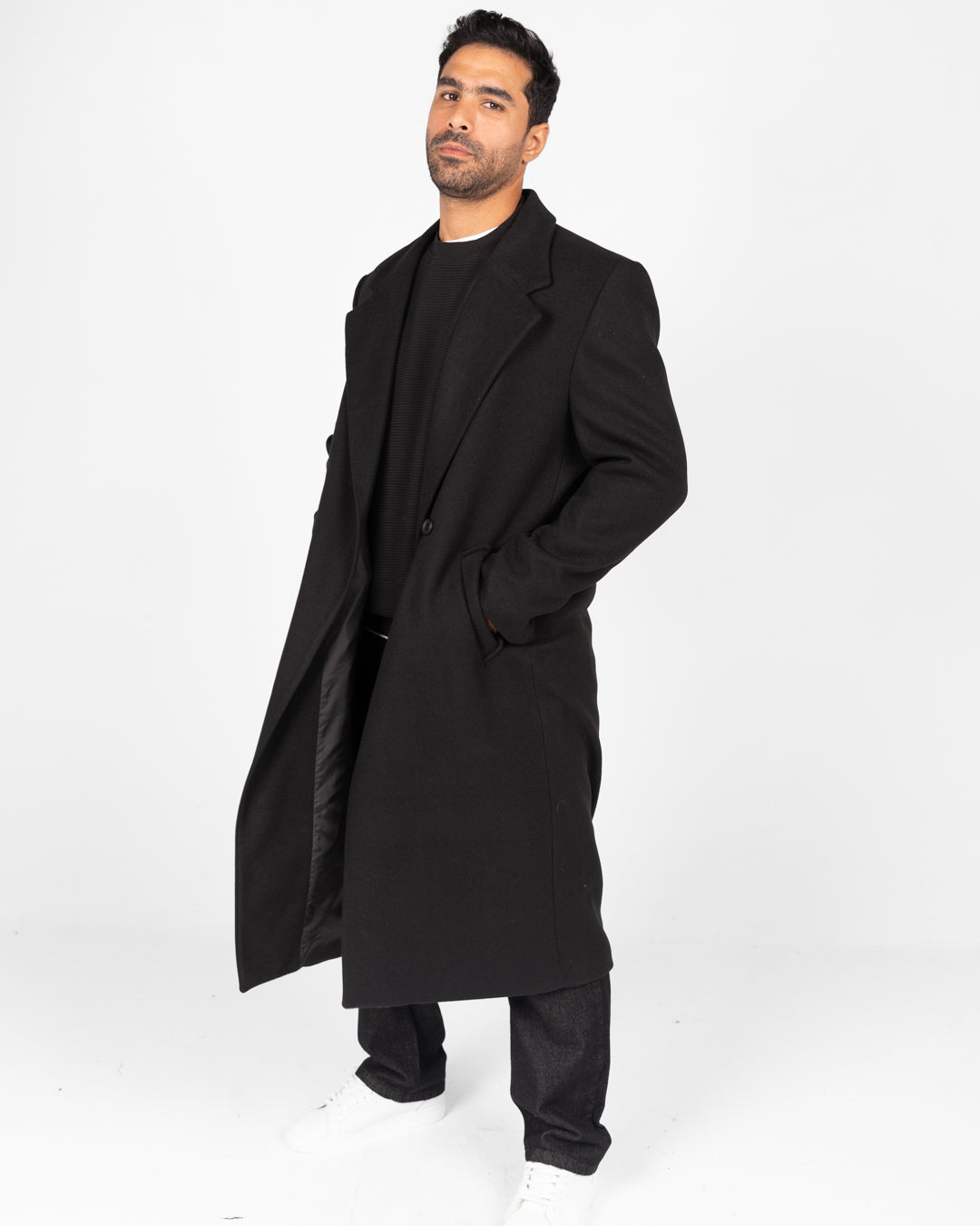 معطف طويل للرجال
