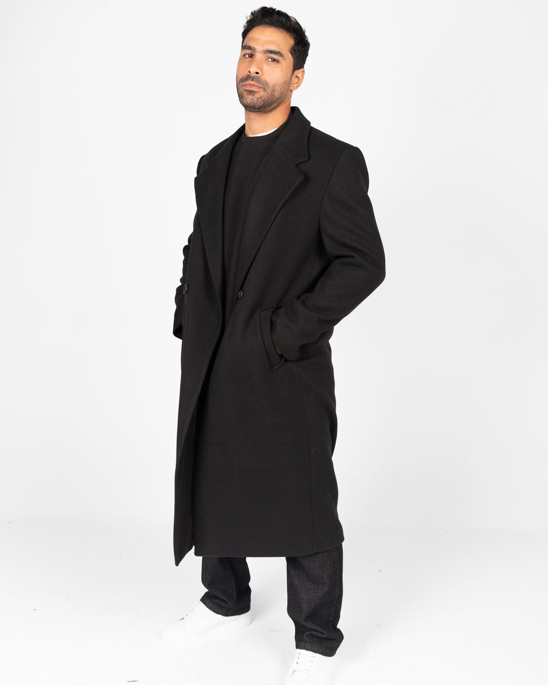 معطف طويل للرجال