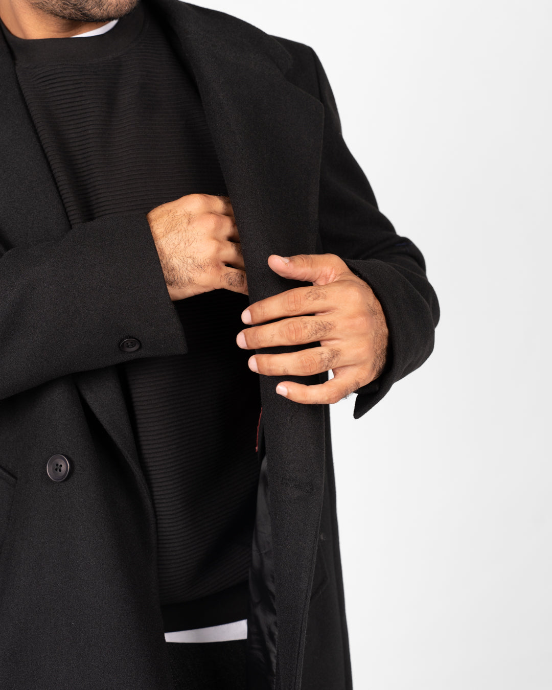 معطف طويل للرجال