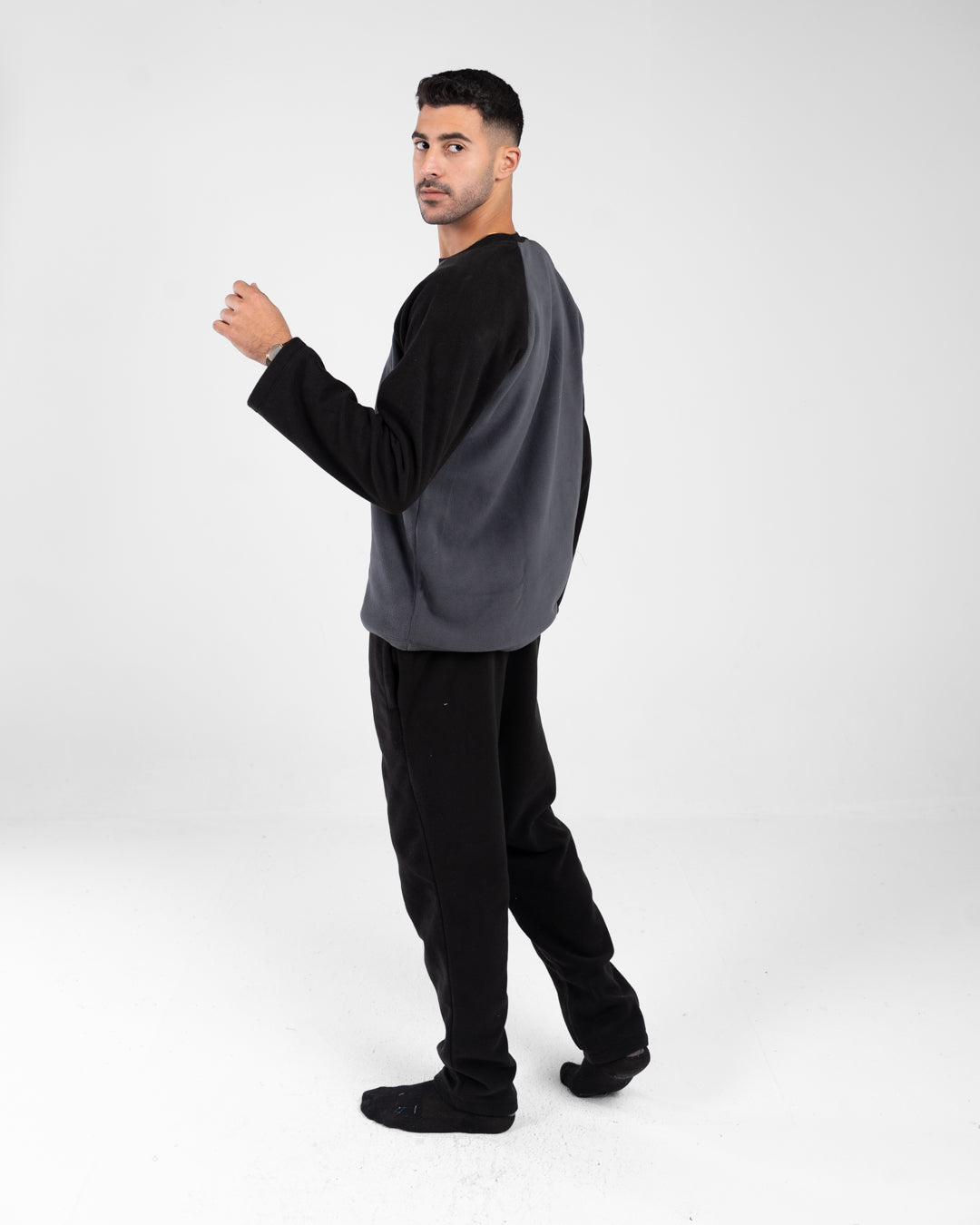 Men Sleeve Plain Pajama
