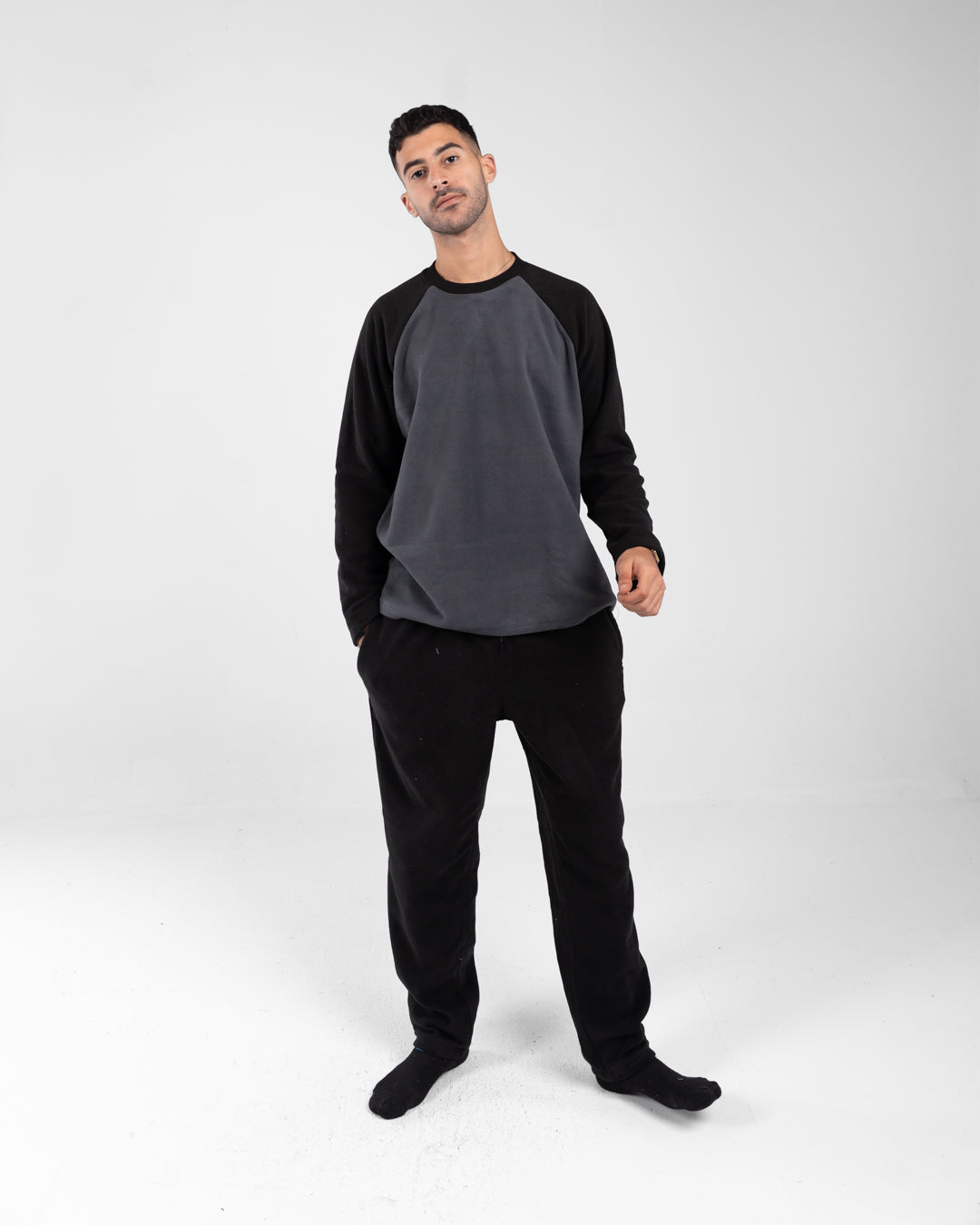 Men Sleeve Plain Pajama