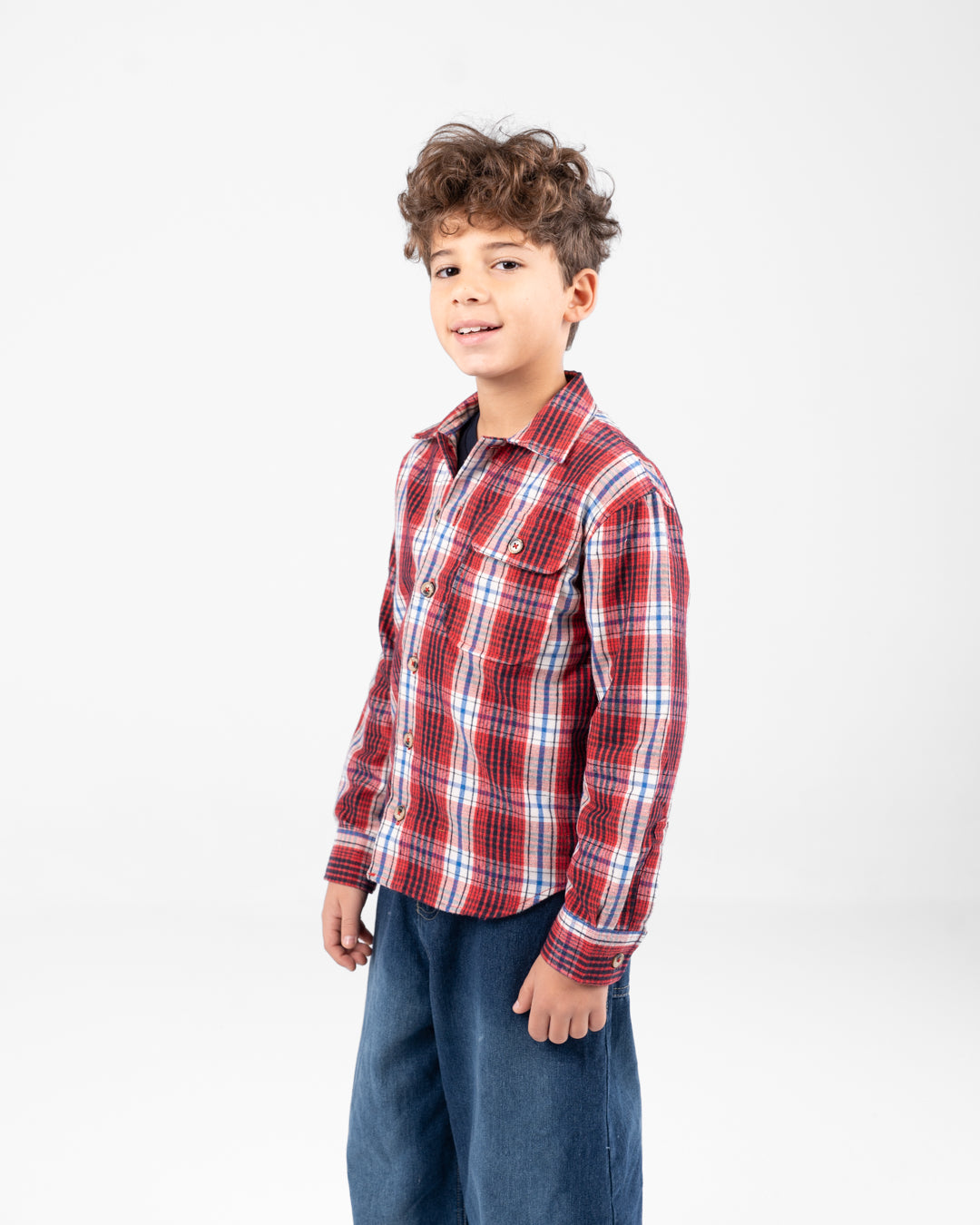 قميص منقوش للأولاد