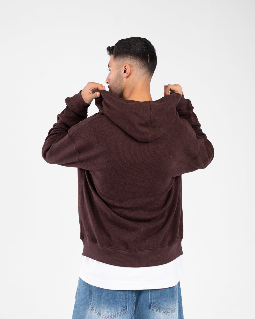 Men Zippered Hoodied Sweatshirt