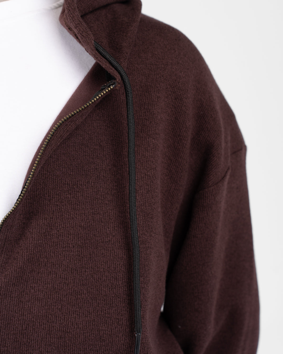 Men Zippered Hoodied Sweatshirt