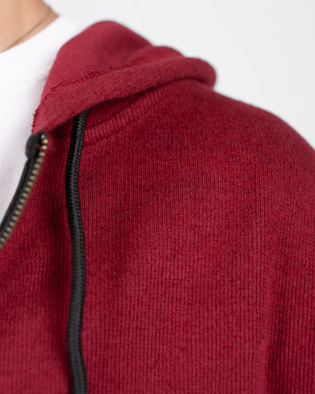 Men Zippered Hoodied Sweatshirt