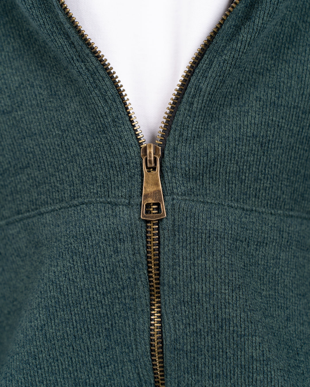 Men Zippered Hoodied Sweatshirt