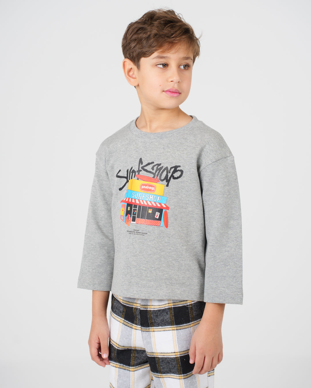 بيجامة أولادي كاروهات