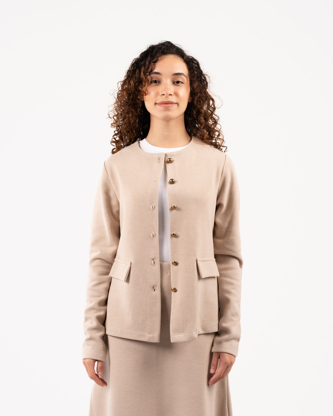 Buttoned Women Sweater