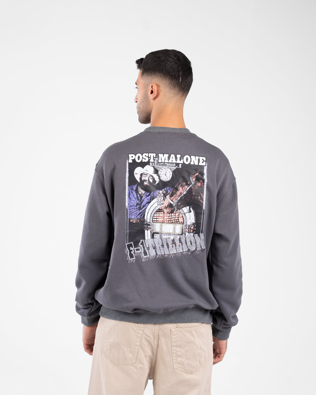 Men Double Printed Sweatshirt