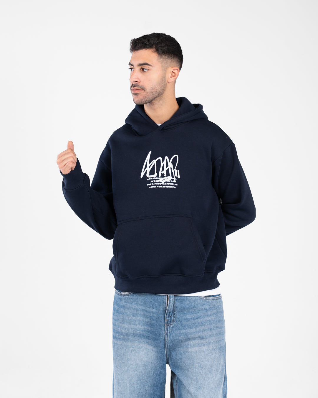 Men Back Printed Sweatshirt