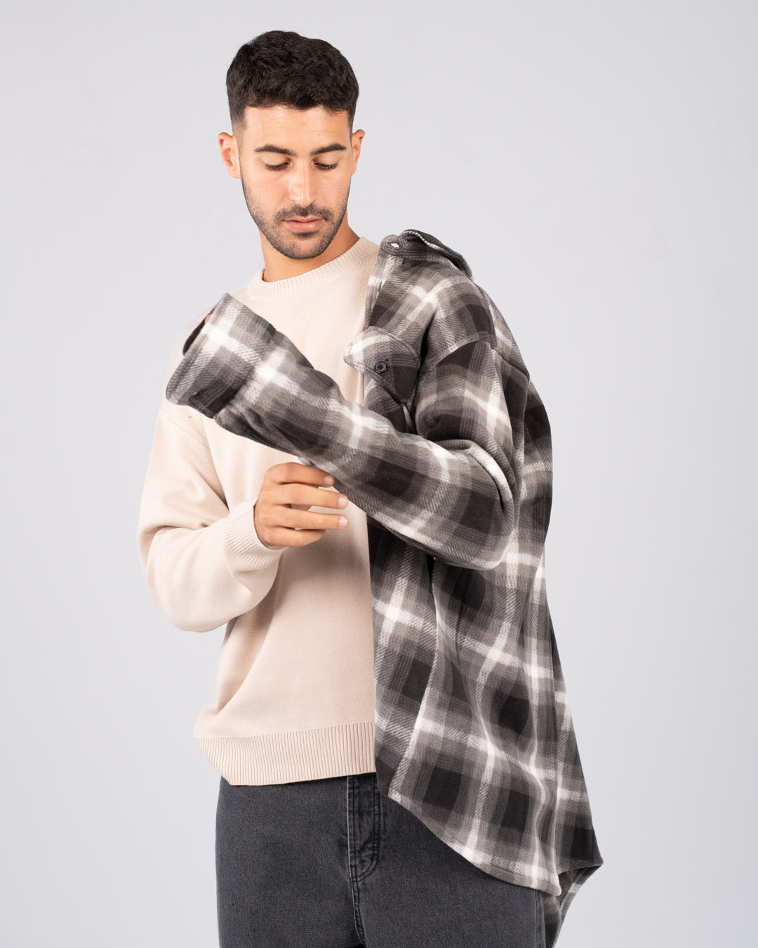 قميص منقوش للرجال