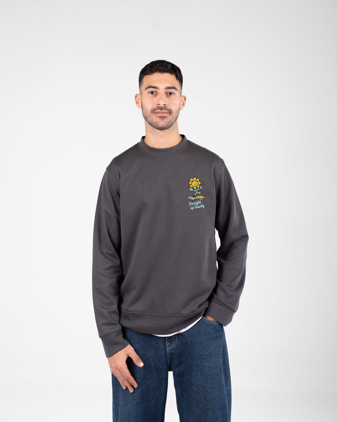 Embroidered Crewneck