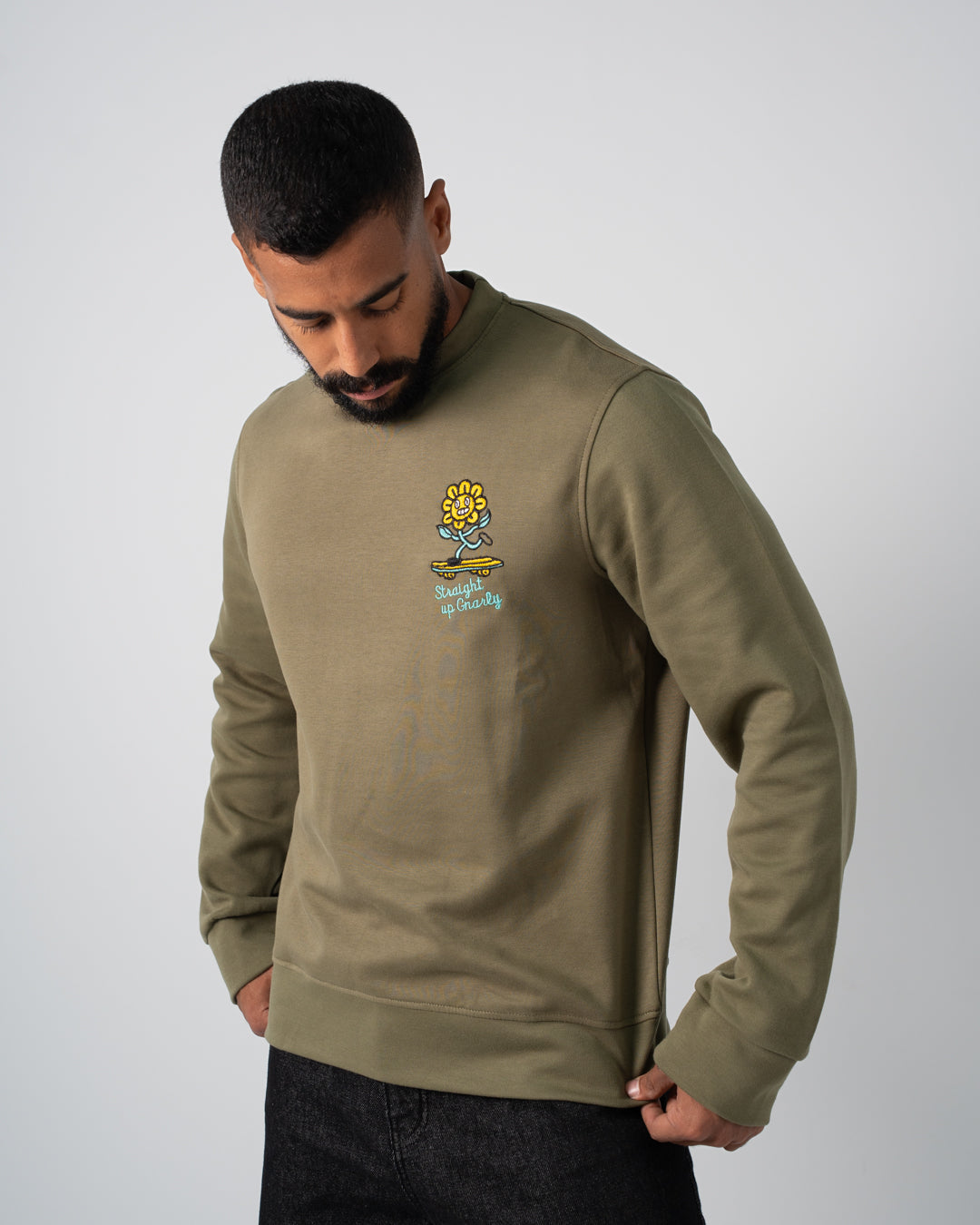 Embroidered Crewneck