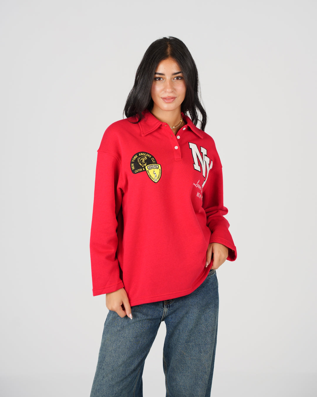 سويت شيرت نسائي مطرز