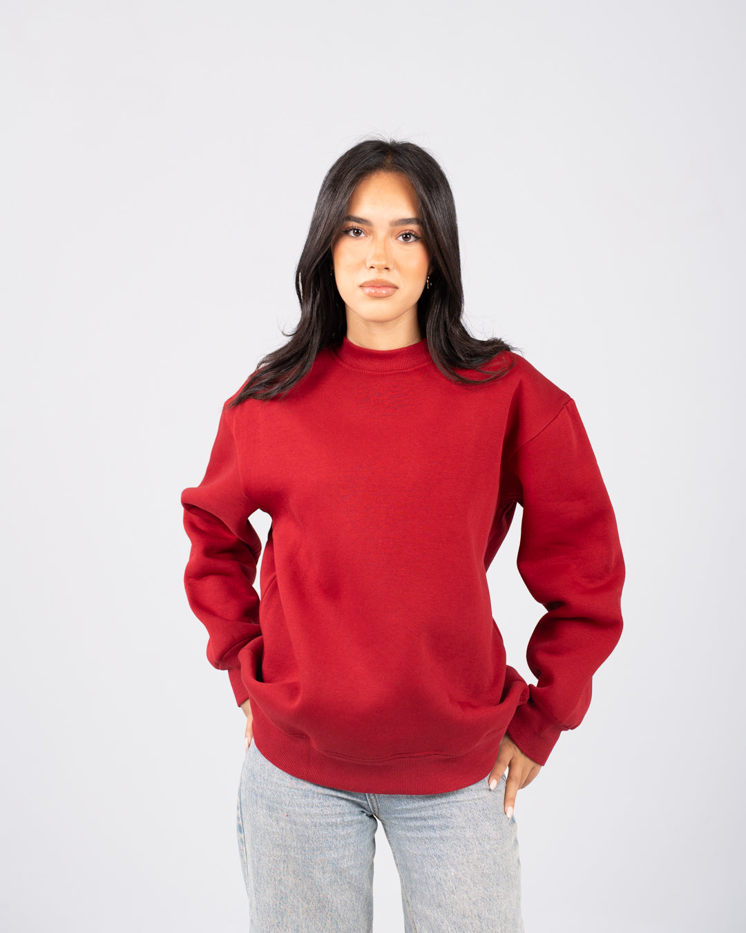 Women Plain Sweatshirt