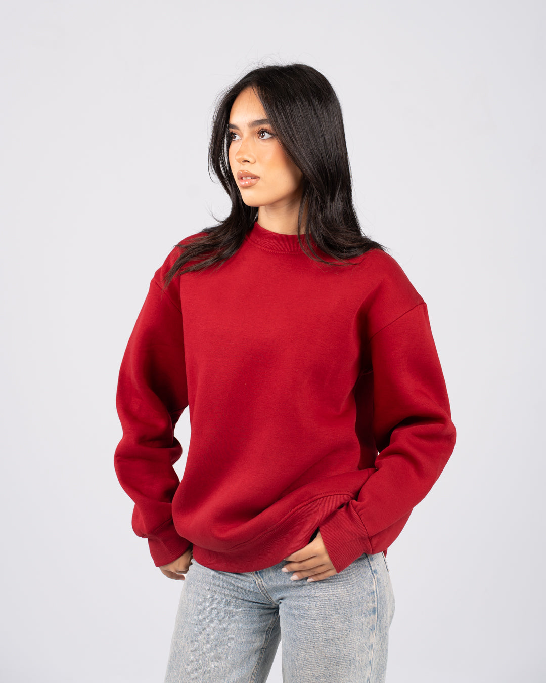 Women Plain Sweatshirt
