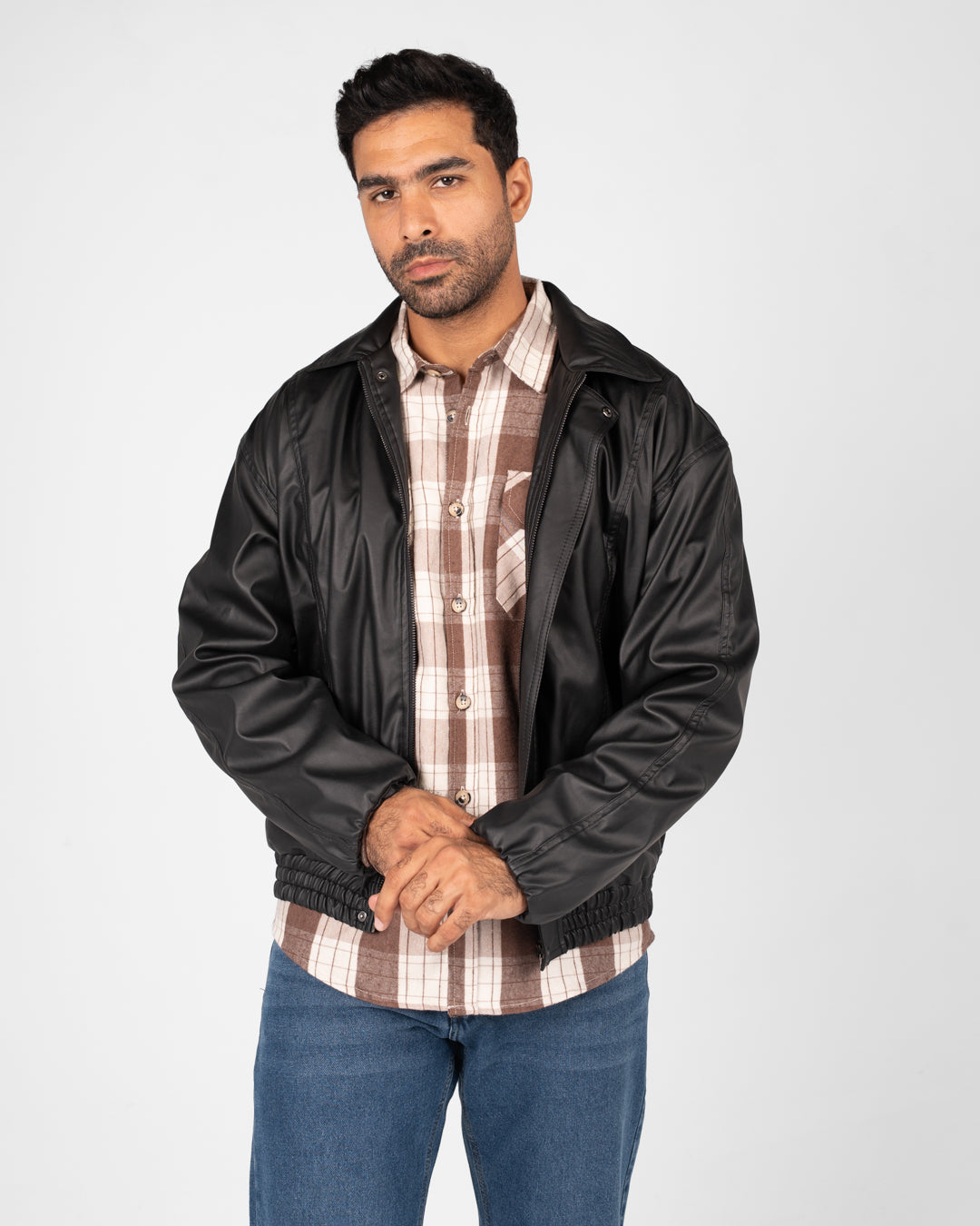 سترة جلدية للرجال