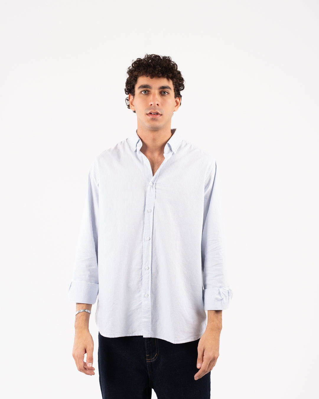 Long Sleeve Men Oxford Shirt