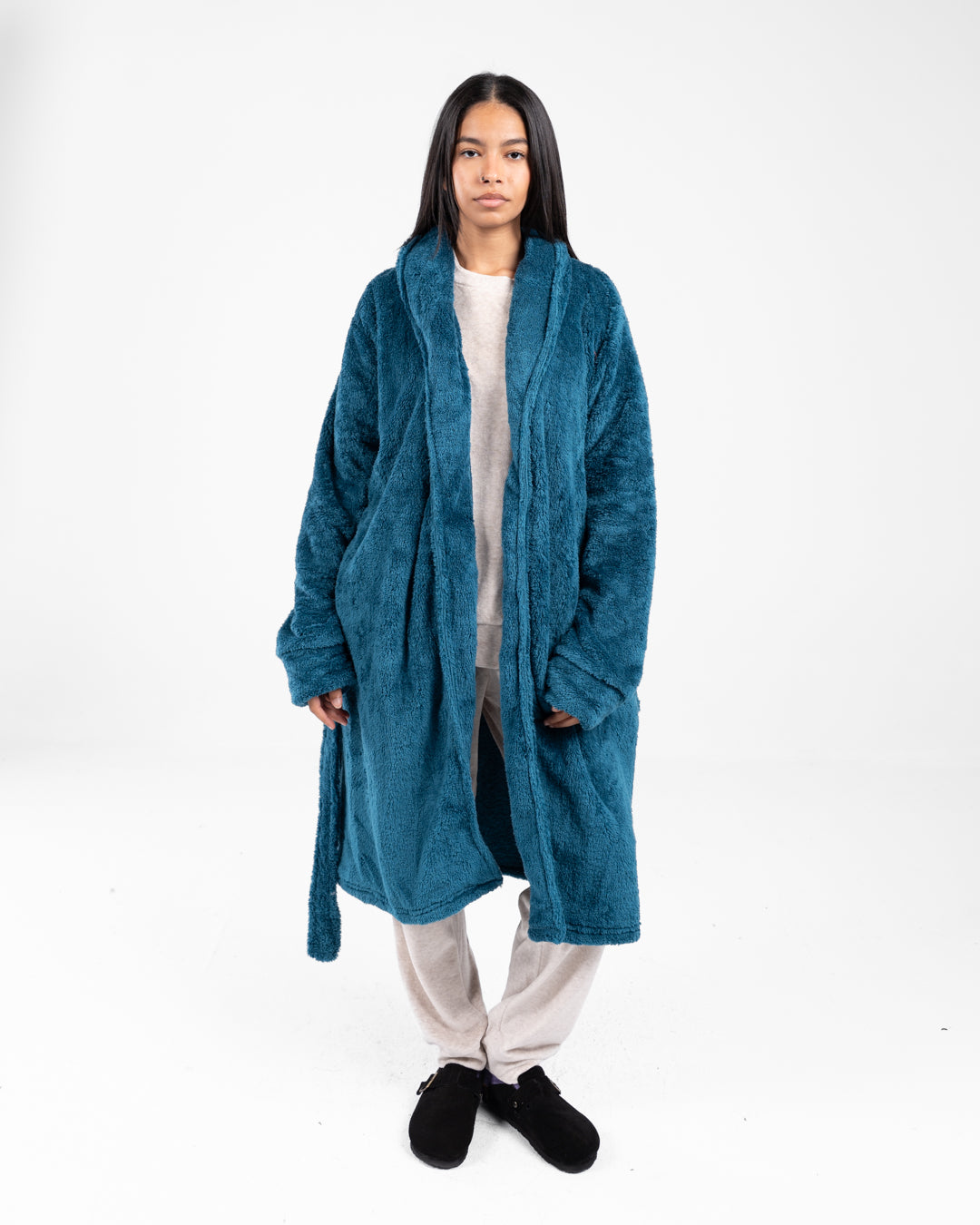 Women Long Fur Robe