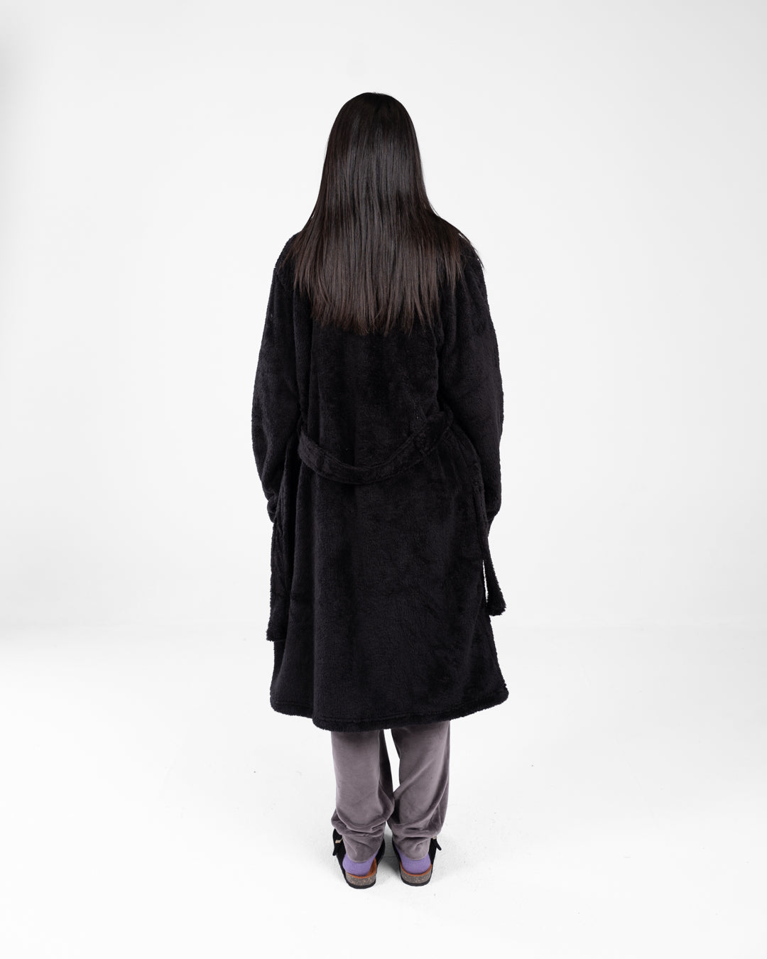 Women Long Fur Robe