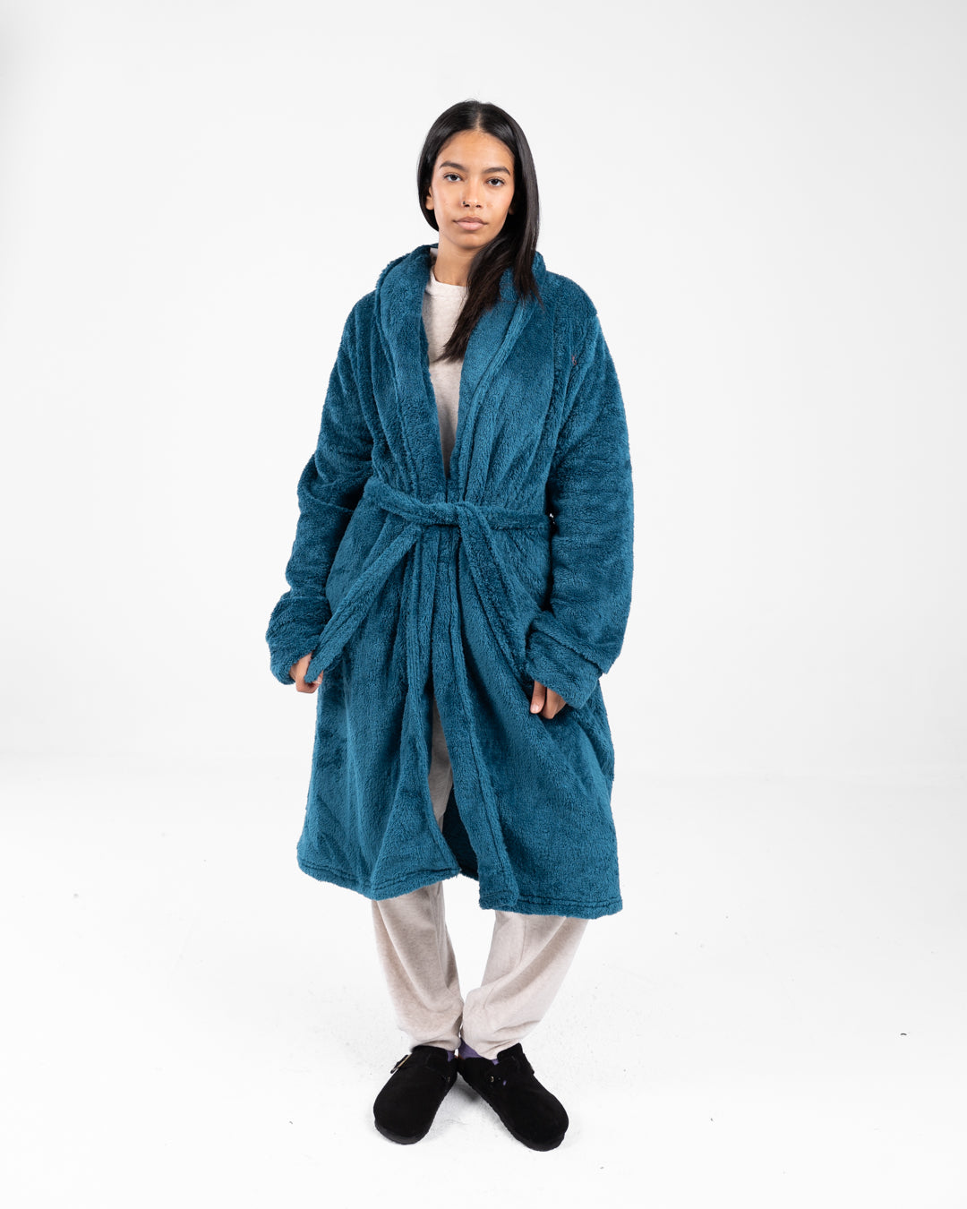 Women Long Fur Robe