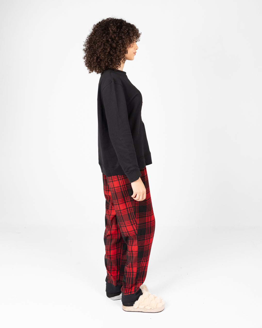 بيجامة نسائية منقوشة بنقشة تيدي