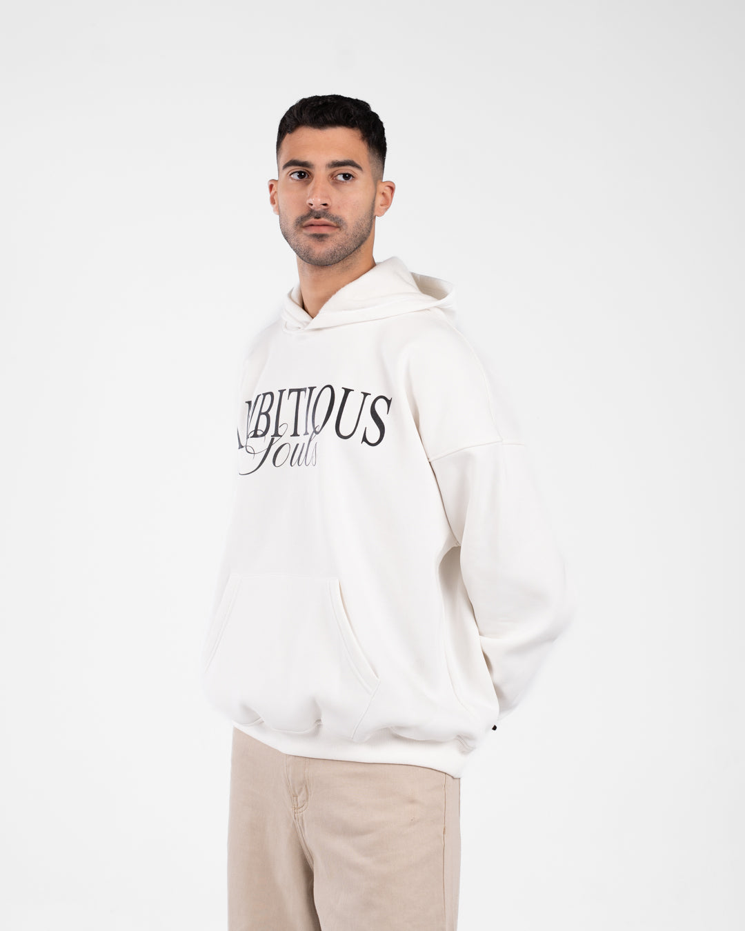 Men Printed Hoodied Sweatshirt