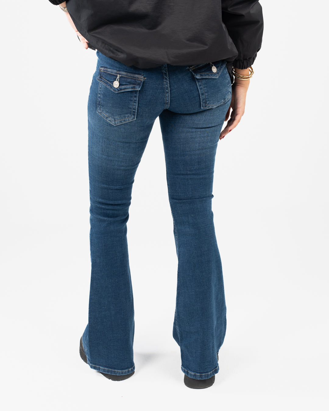 بنطلون جينز نسائي واسع