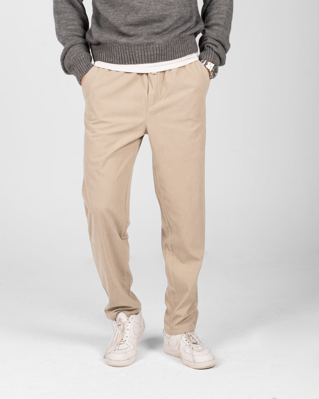 MEN PLAIN VELOUR PANT