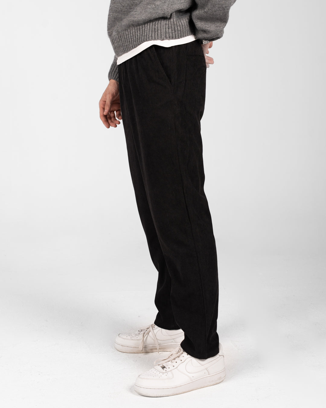 MEN PLAIN VELOUR PANT