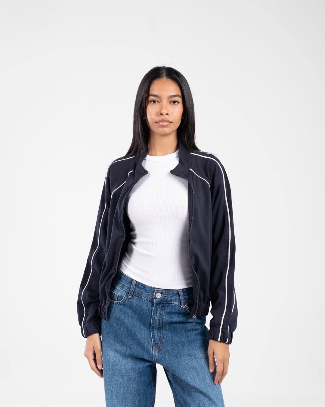 Women Zippered Sweatshirt