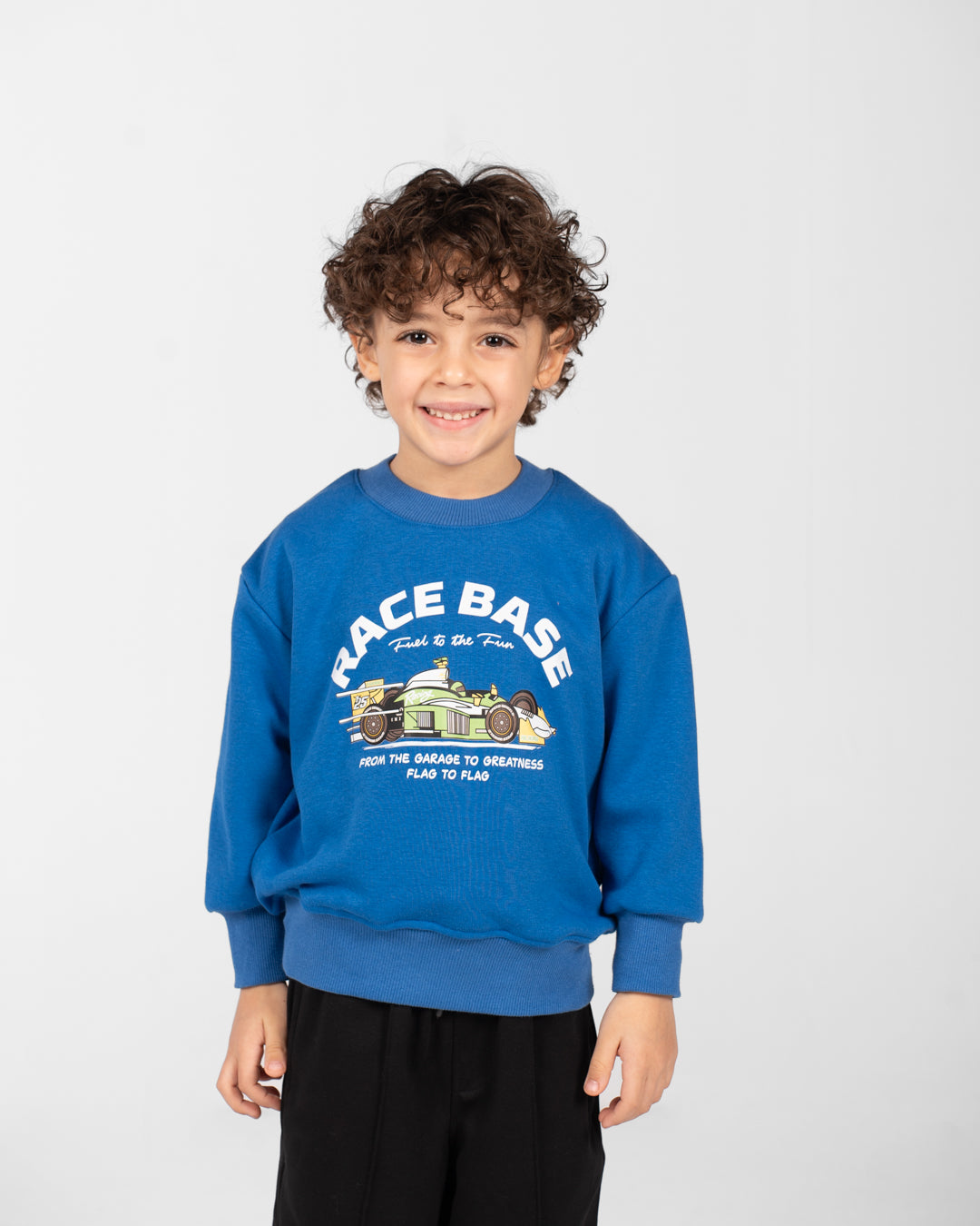 Boys Printed Round Neck Sweatshirt
