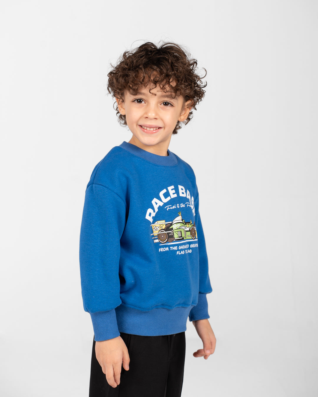 Boys Printed Round Neck Sweatshirt